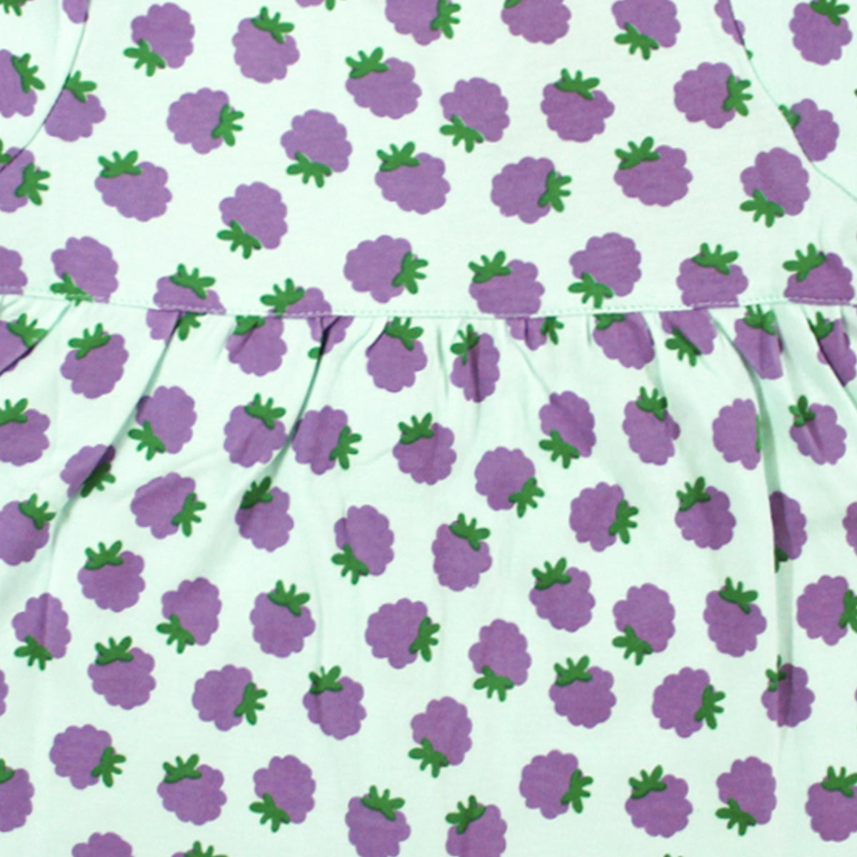 Born Babies Cotton Printed Frock - Blue