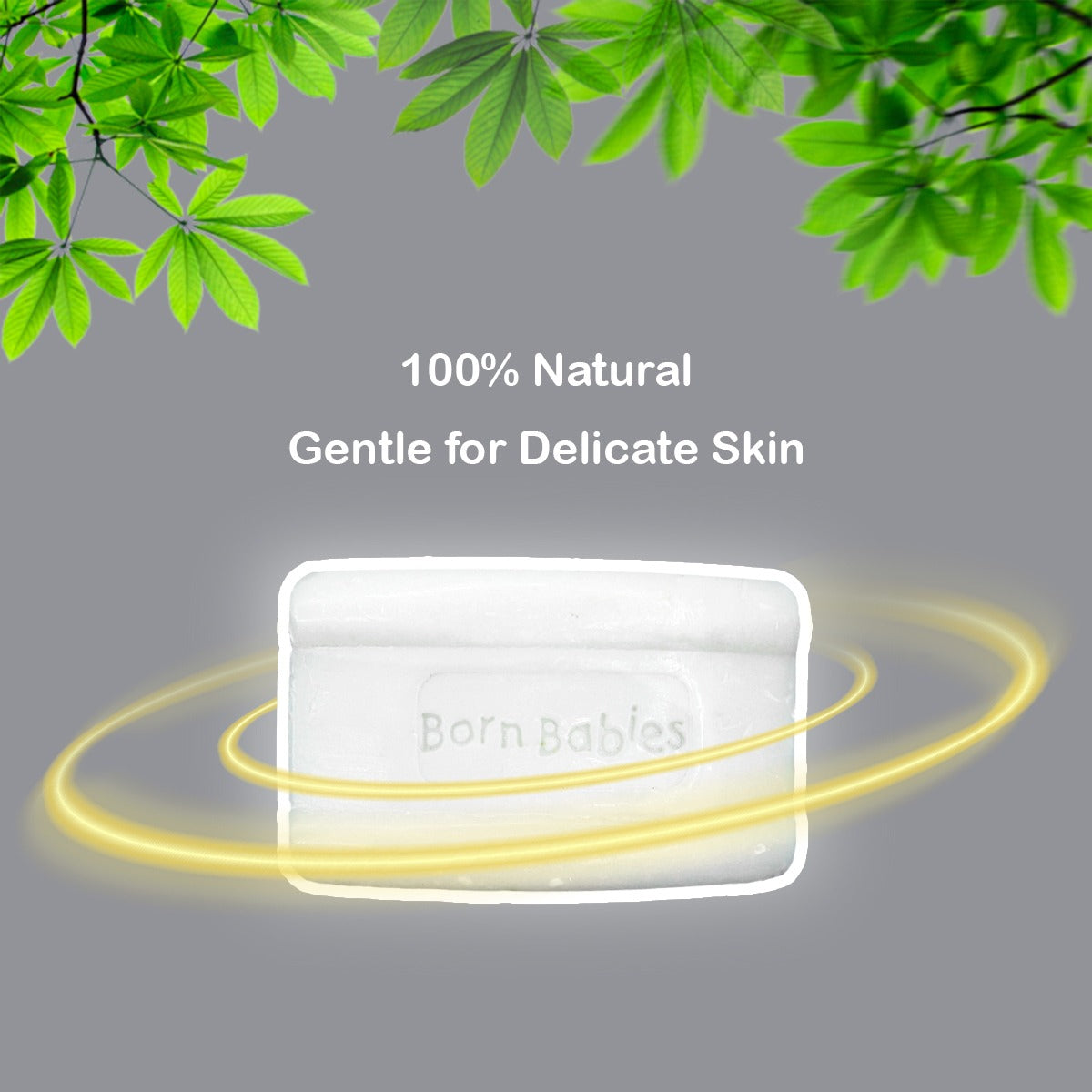 Born Babies 100% Natural Baby Soap Combo (2PCS)- 100gm (Buy 1 Get 1 Free)