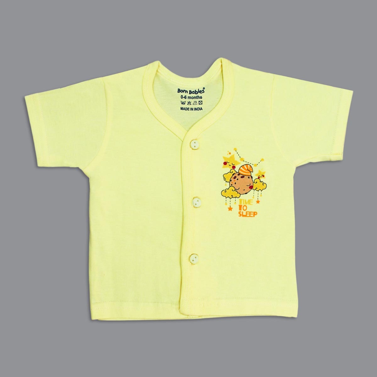 Born Babies Premium 7 PIECE GIFT SET for Newborn Babies - Light Yellow