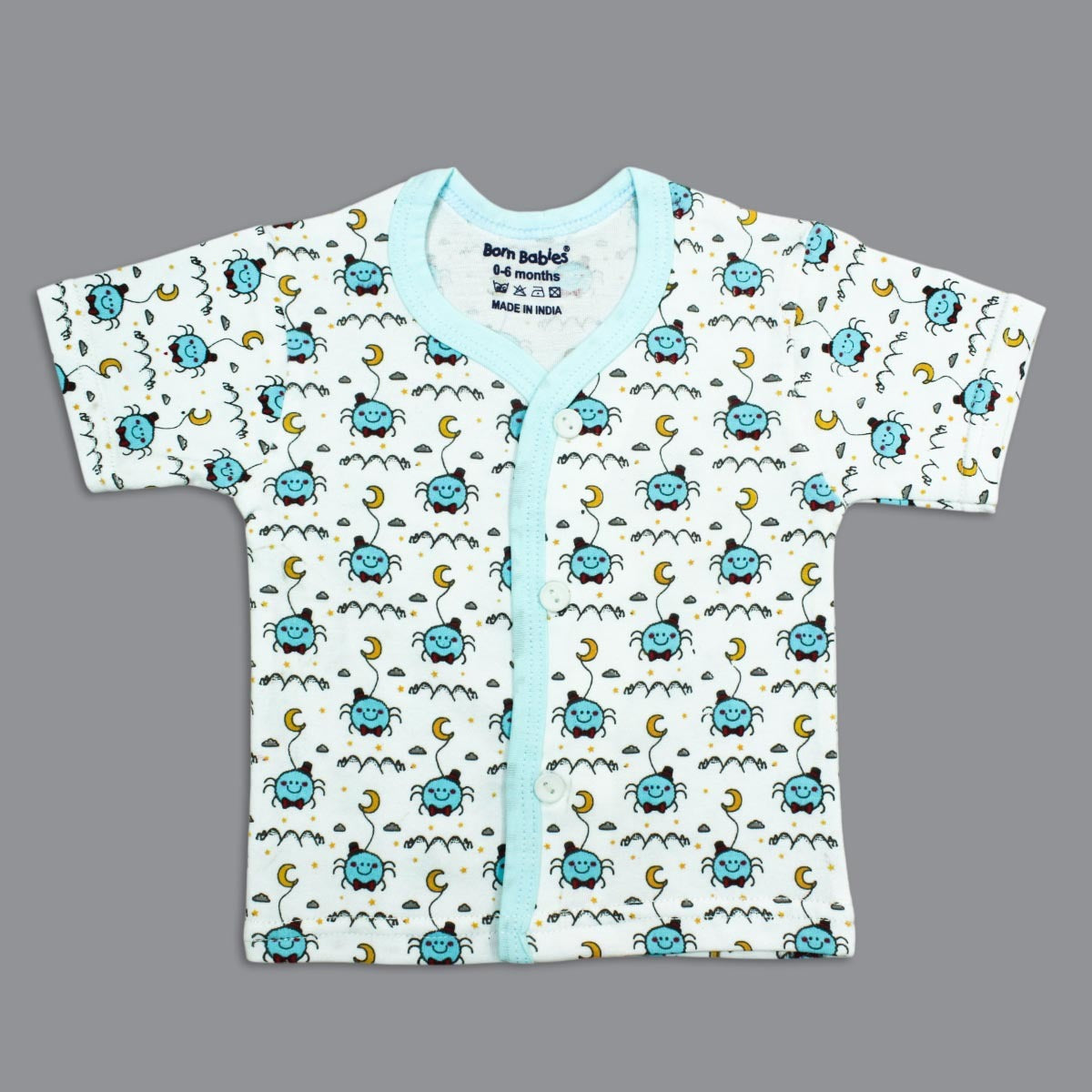 Born Babies Premium 7 PIECE GIFT SET for Newborn Babies - Blue