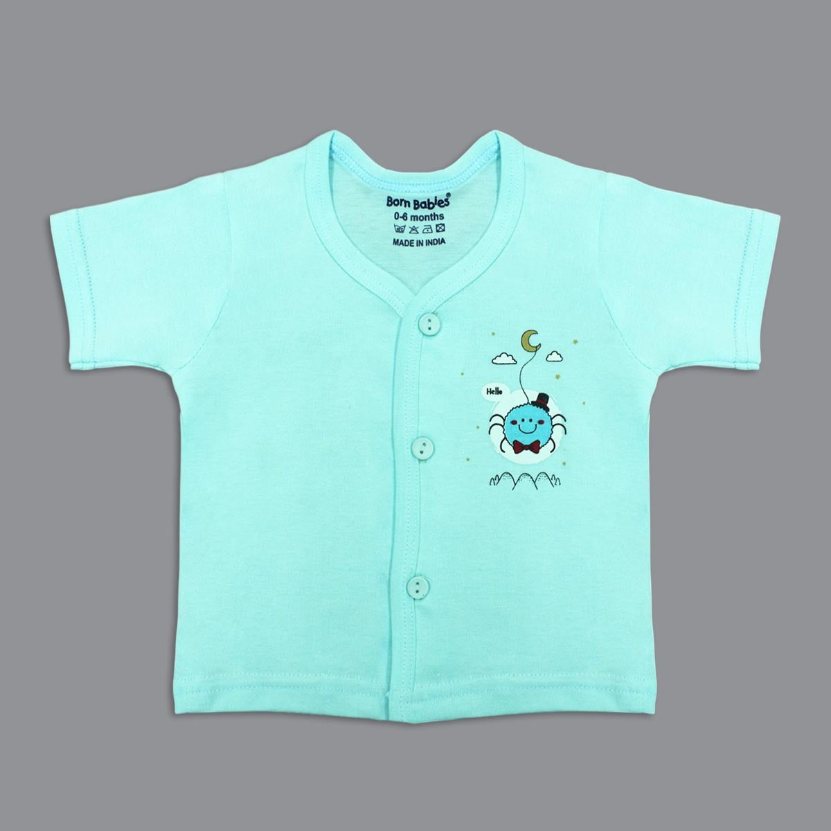 Born Babies Premium 7 PIECE GIFT SET for Newborn Babies - Blue