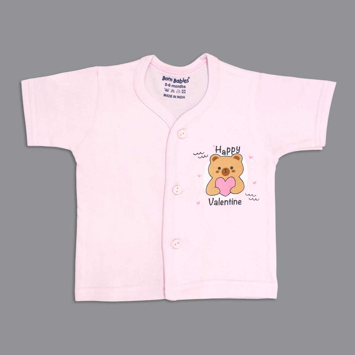 Born Babies Premium 7 PIECE GIFT SET for Newborn Babies - Light Pink