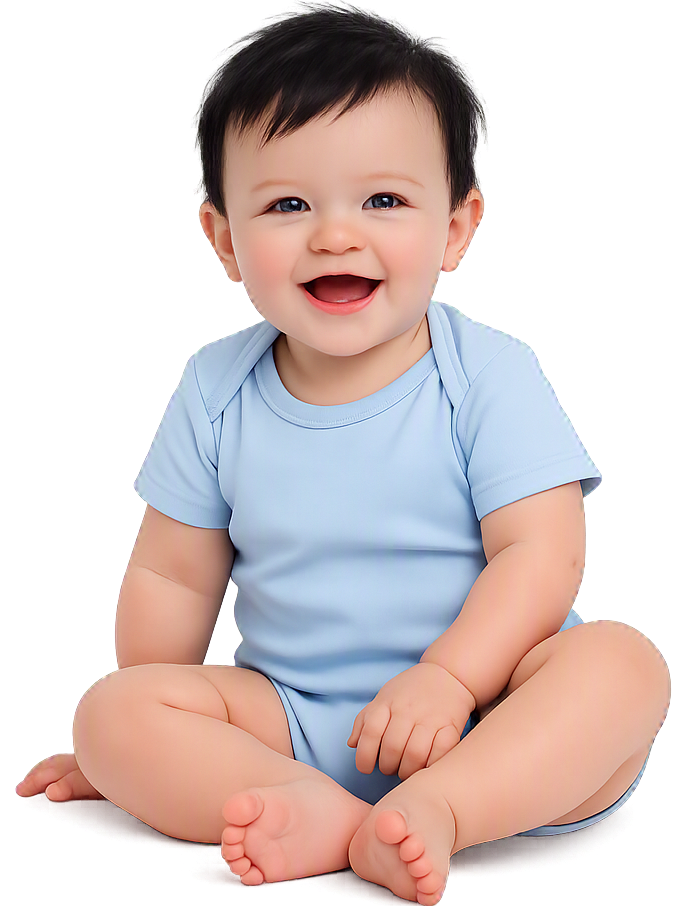 Born Babies showroom and family shopping visual