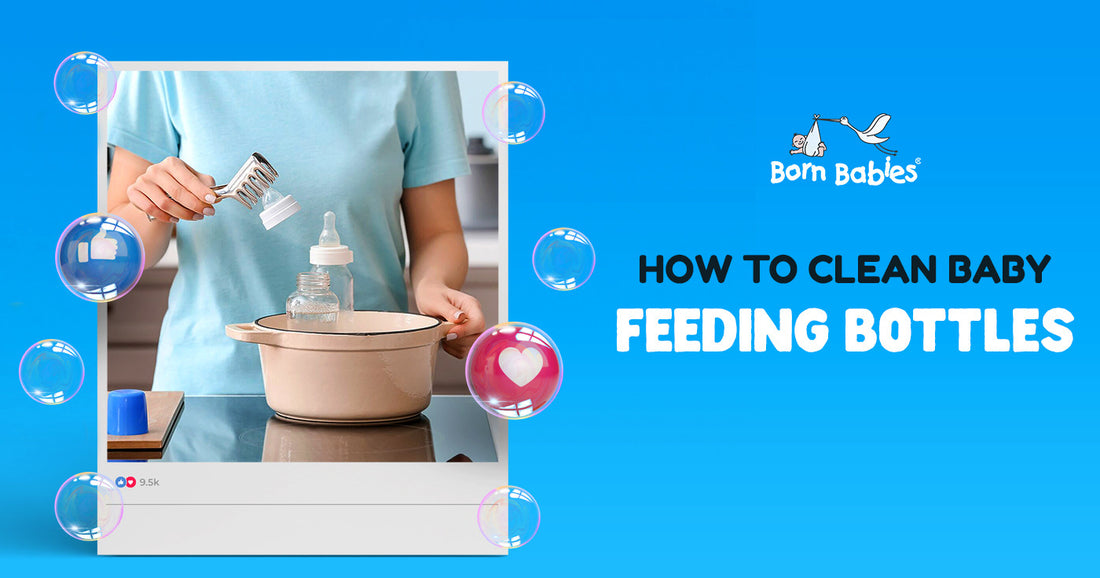 How to clean baby feeding bottles