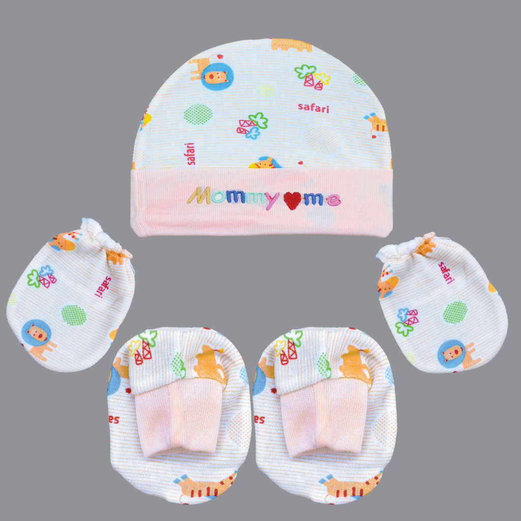 Newborn caps and mittens sales