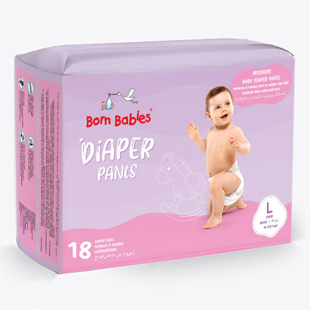 Baby Tape Diaper Three Layer Leakage Protection High Absorb