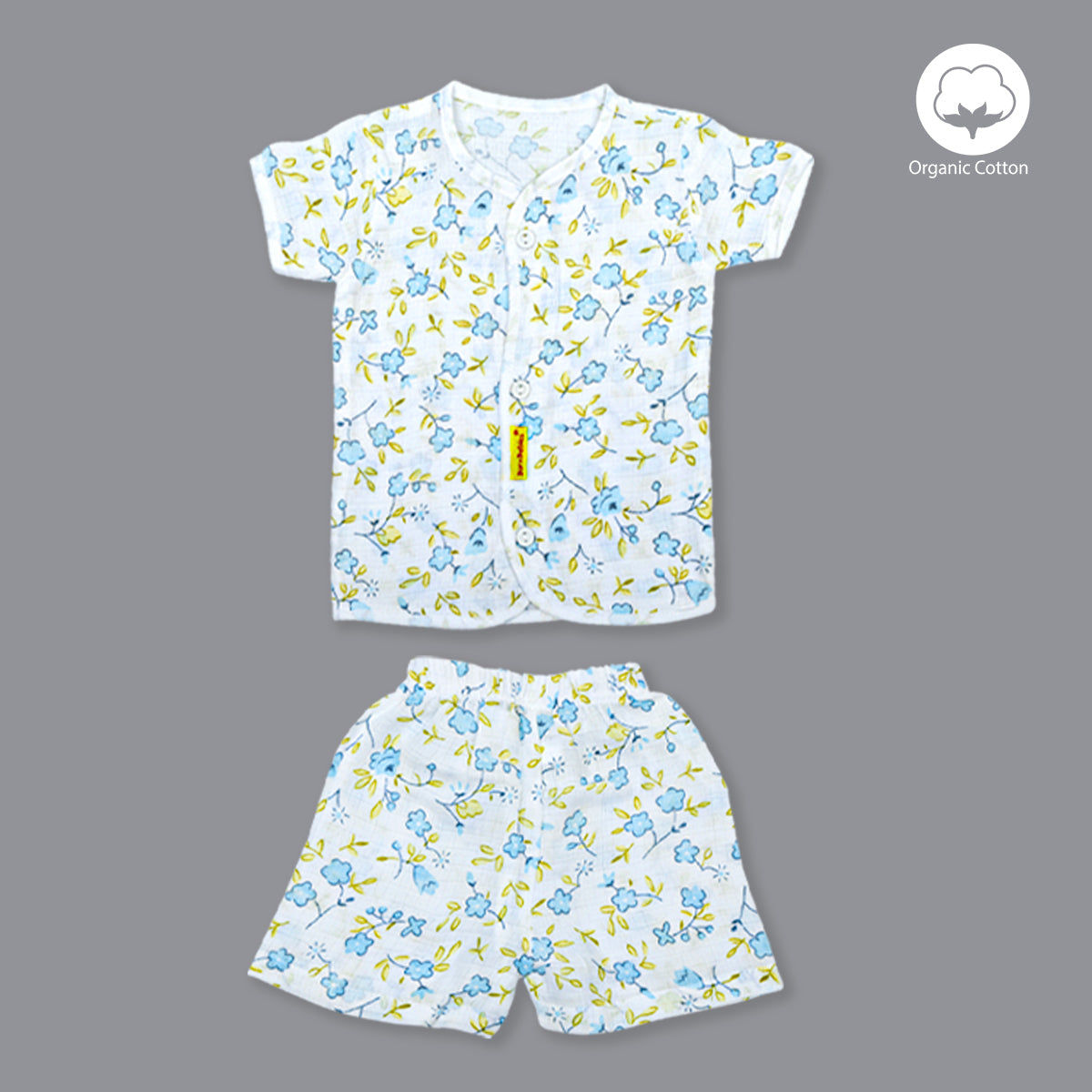 Milkbarn Baby Multi-Color Bundles of 5 Short-Sleeve Organic Snapsuits 6-12 month shops