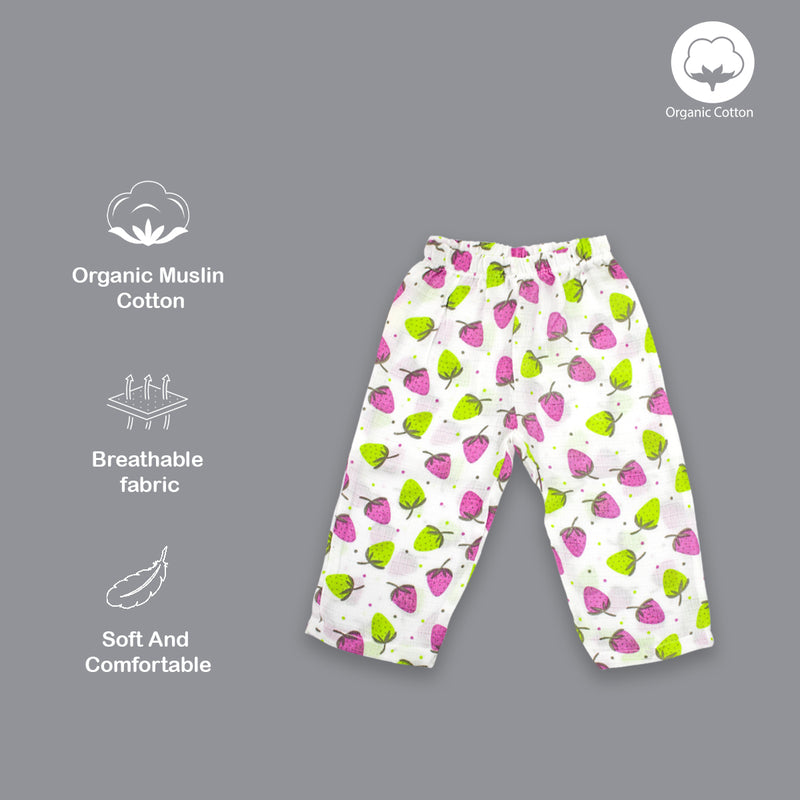 Born Babies Baby  Boys & Baby Girls Muslin Lounge Pant - Pink