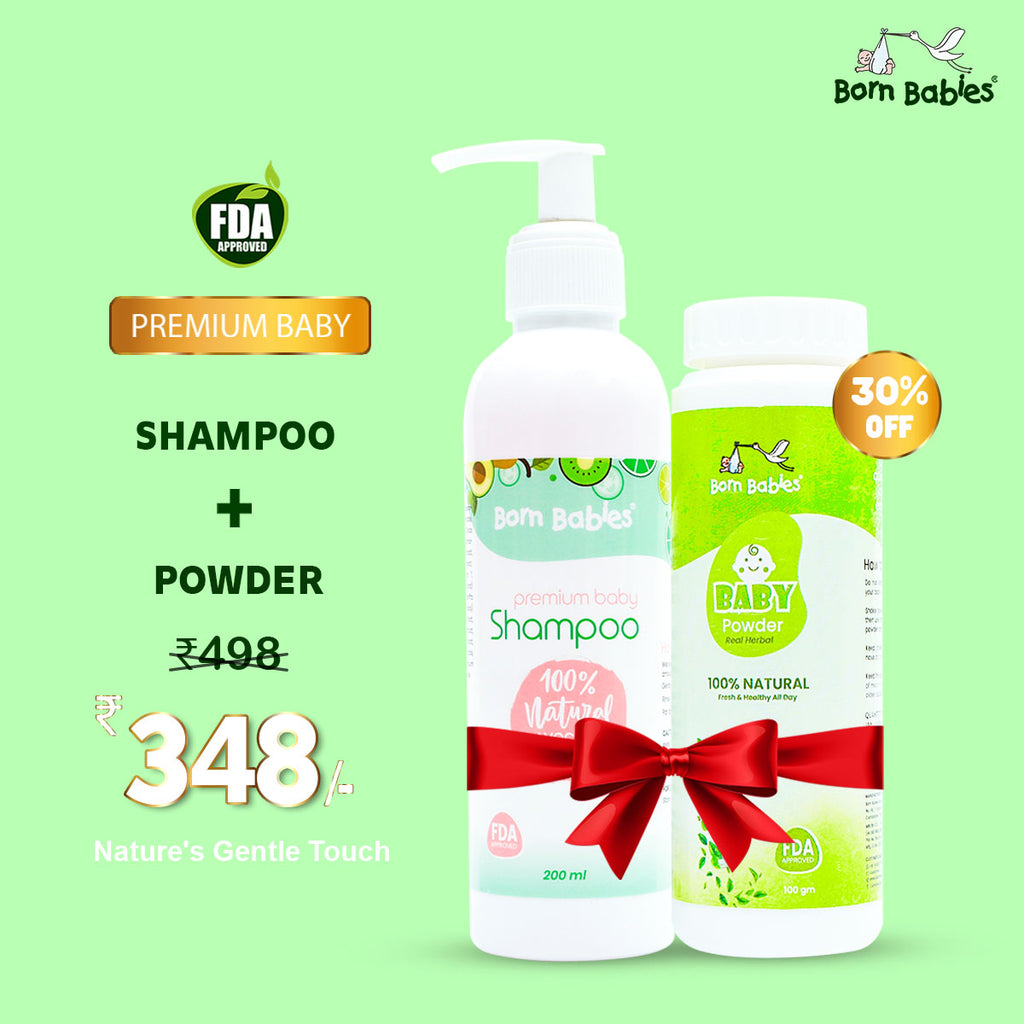 Combo Pack Of Baby Shampoo & Baby Powder